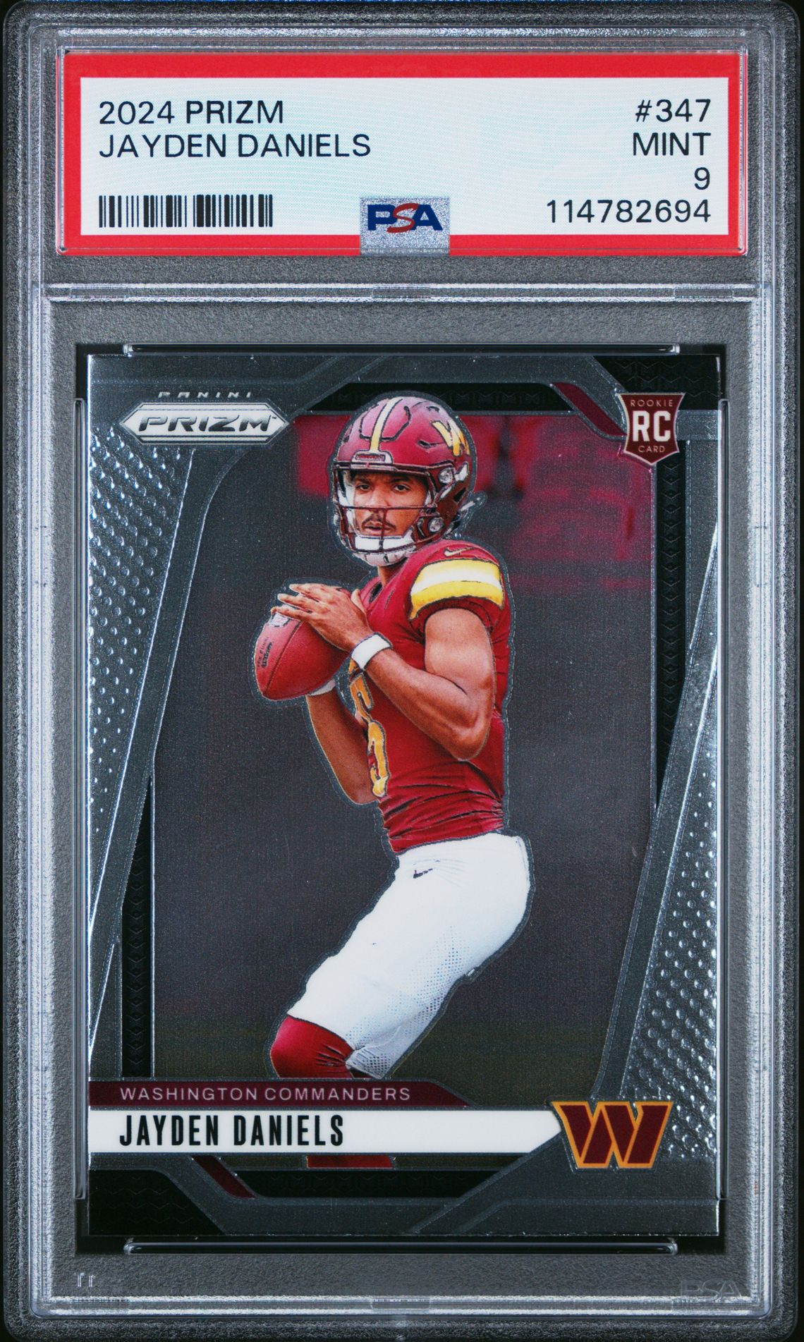 2024 Panini Prizm Jayden Daniels #347 Mint 9 front