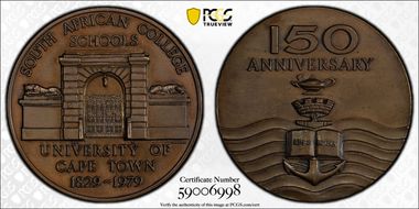 1979 Medal Laidlaw-0478 AE Univ of Cape Town MS64