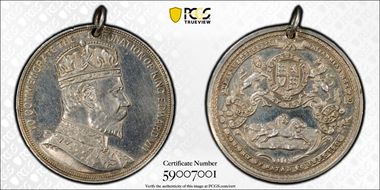 1902 Medal Laidlaw-0008a Ag, Pierced MS62