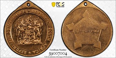 1961 Medal Laidlaw-0035 w/Loop AE MS63