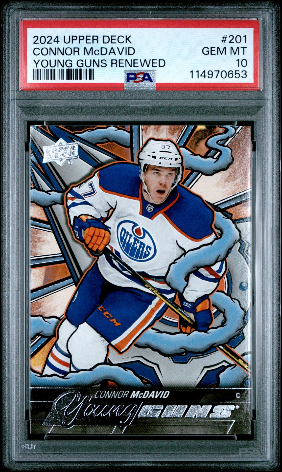 2024 Upper Deck UPPER DECK YOUNG GUNS RENEWED #201 Connor Mcdavid front