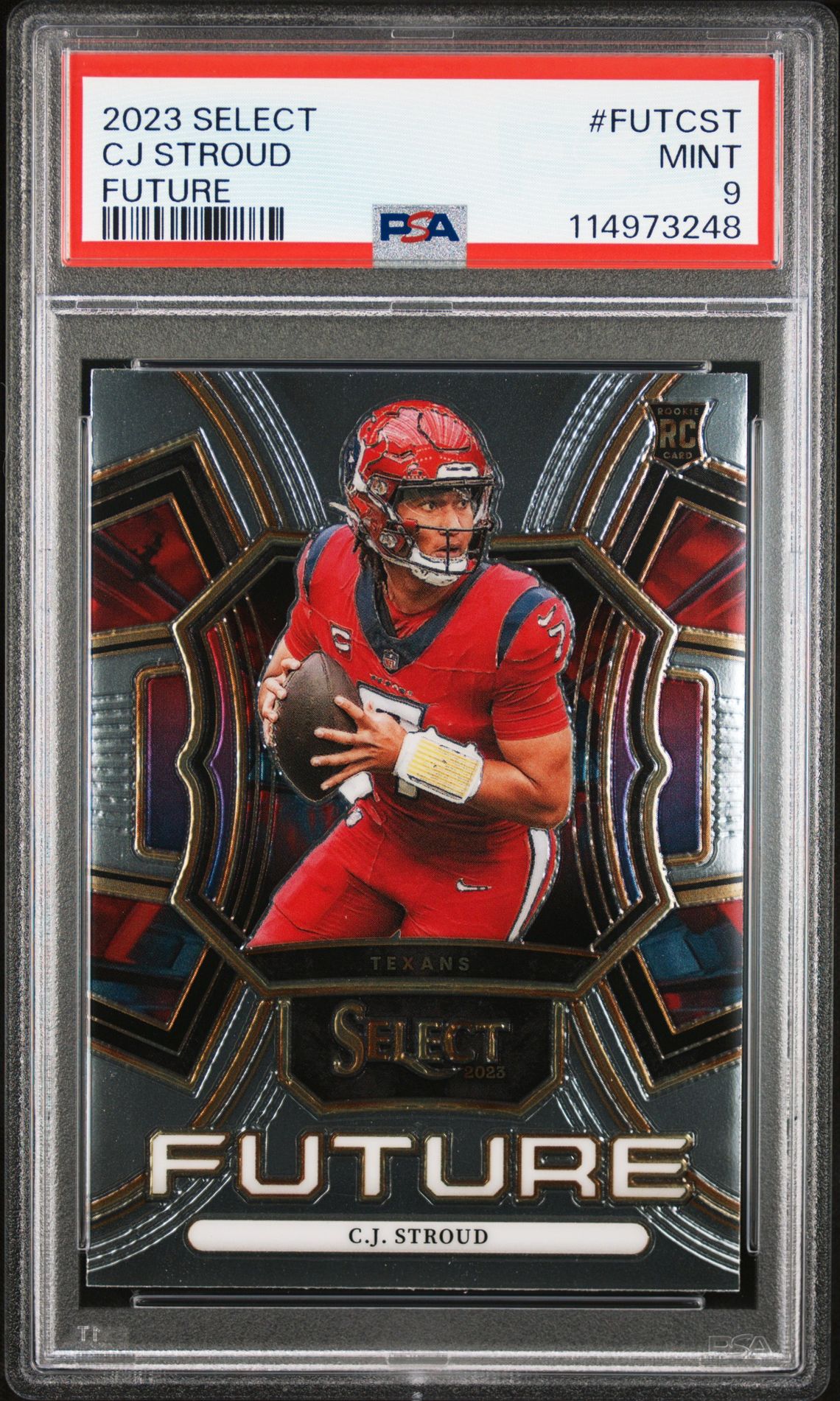 2023 Panini Select Select Future Cj Stroud #Futcst Mint 9 front