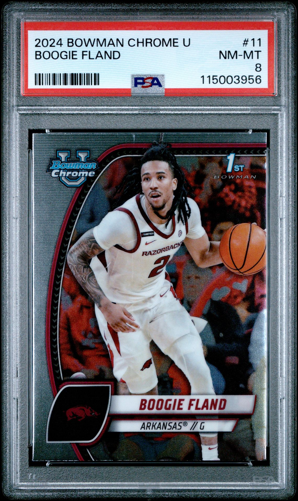 2024 Bowman Chrome Bowman Chrome University #11 Boogie Fland front