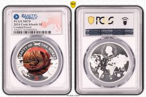 2024 $5 Crooked Forest Beauty of the World MS70