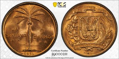 1951 1C MS65RD