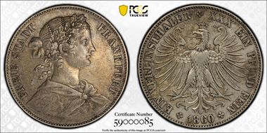 1860 Thaler KM-360 XF45