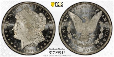 1881-O $1 MS63DMPL
