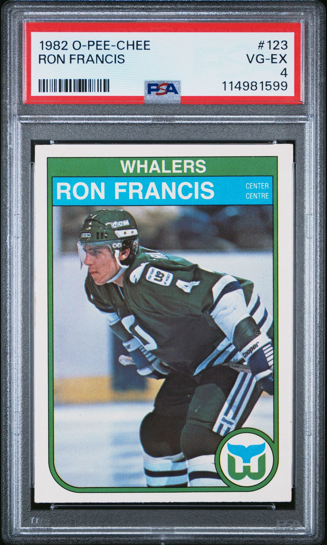 1982 Upper Deck O-PEE-CHEE #123 Ron Francis front