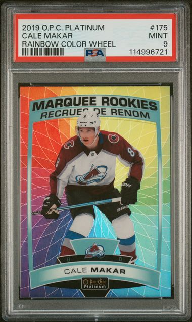 2019 Upper Deck OPC Platinum Rainbow #175 Cale Makar front