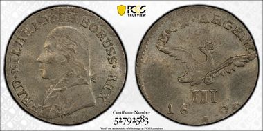 1806-A 3 Gr KM-376.2 MS64