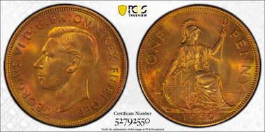 1950 1D S-4117 MS65RB