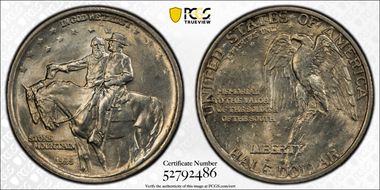 1925 50C Stone Mountain MS65