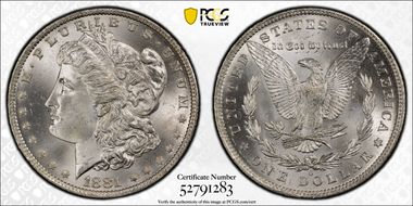 1881-O $1 MS65+
