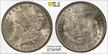 1886-O $1 MS63