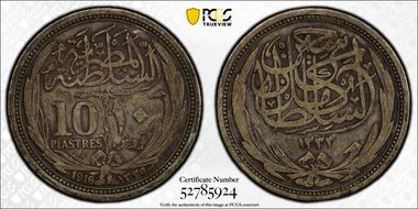 AH1335-1916 10 Pst KM-319 XF40