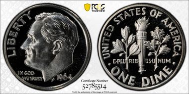 1964 10C PR69DCAM