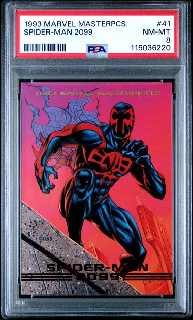 1993 Fleer Marvel Masterpieces #41 Spider-Man front