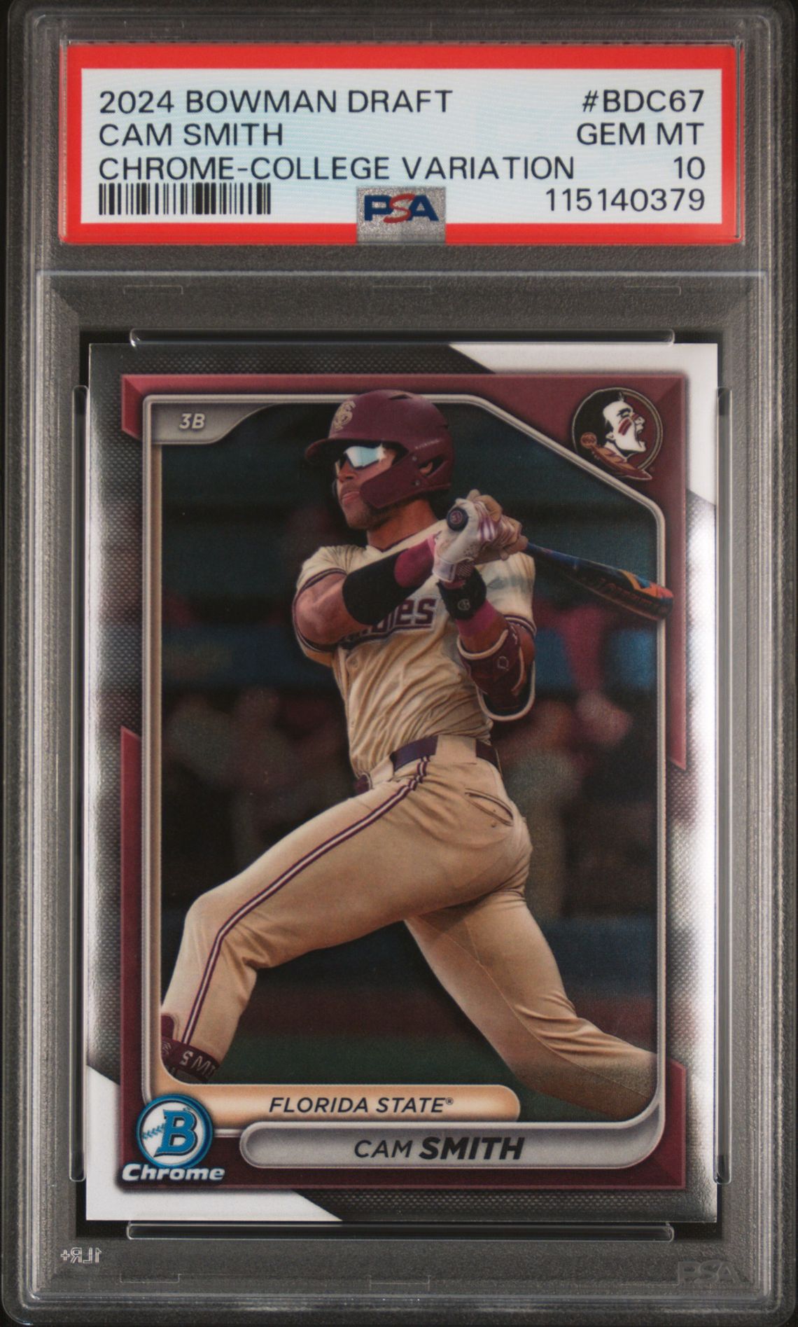 2024 Bowman BOWMAN DRAFT Chrome #BDC67 Cam Smith front