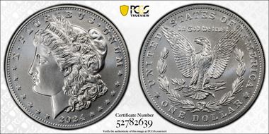 2024 $1 Morgan Dollar MS70