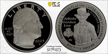 2025-S 25C Juliette Gordon Low Silver PR69DCAM
