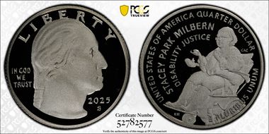 2025-S 25C Stacey Park Milbern Silver PR69DCAM