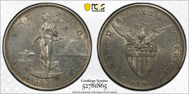 1903 Peso AU53