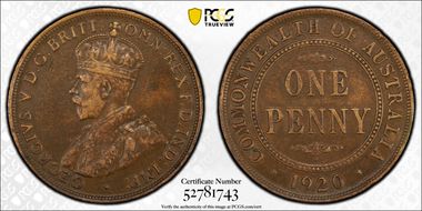 1920 .//.  1D Dot above & below VF35BN