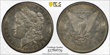 1879-CC $1 AU53