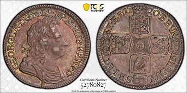1720 Shil S-3646 Plain angles MS62
