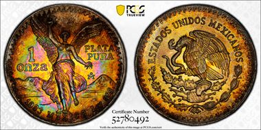 1983-Mo Onza Libertad Ag MS66