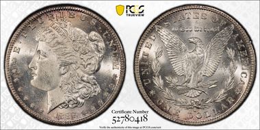 1889-S $1 MS62