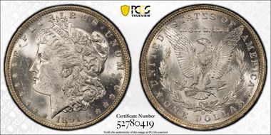 1891-O $1 MS62