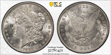 1892 $1 MS62