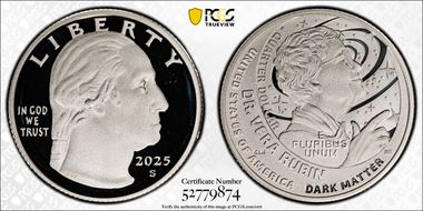 2025-S 25C Dr. Vera Rubin Silver First Strike PR70DCAM