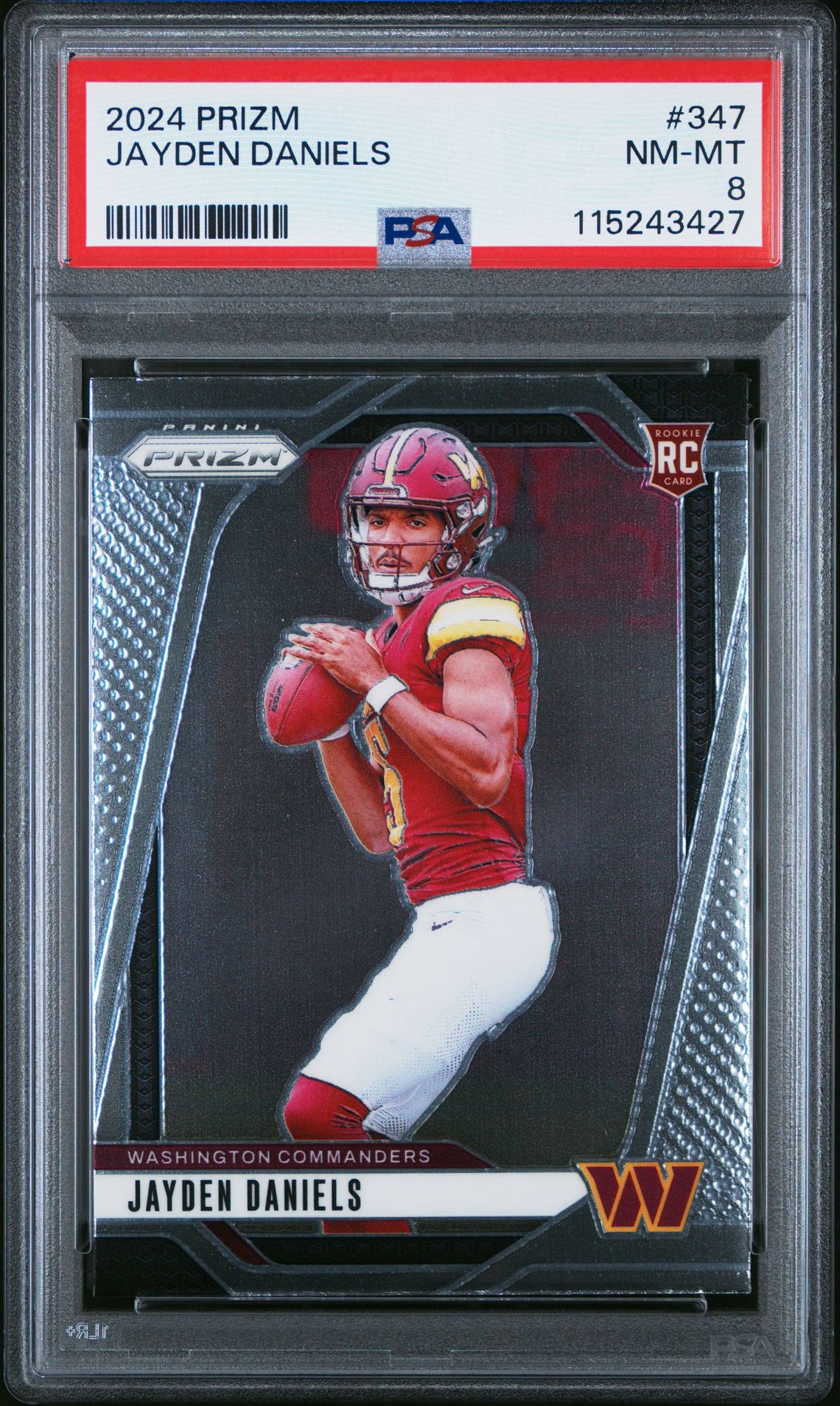 2024 Panini PANINI PRIZM Green #347 Jayden Daniels front