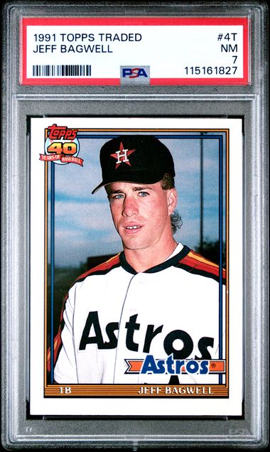 1991 Topps TOPPS TRADED #4T Jeff Bagwell front