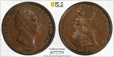 1837 1/2D S-3847 AU53BN