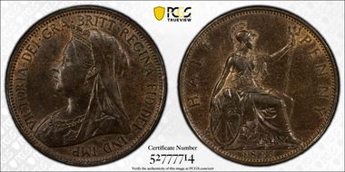 1895 1/2D S-3962 MS63BN