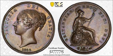 1858 1D S-3948 No WW AU58BN