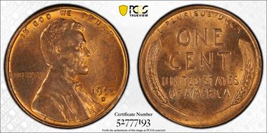 1955-D 1C MS63RB
