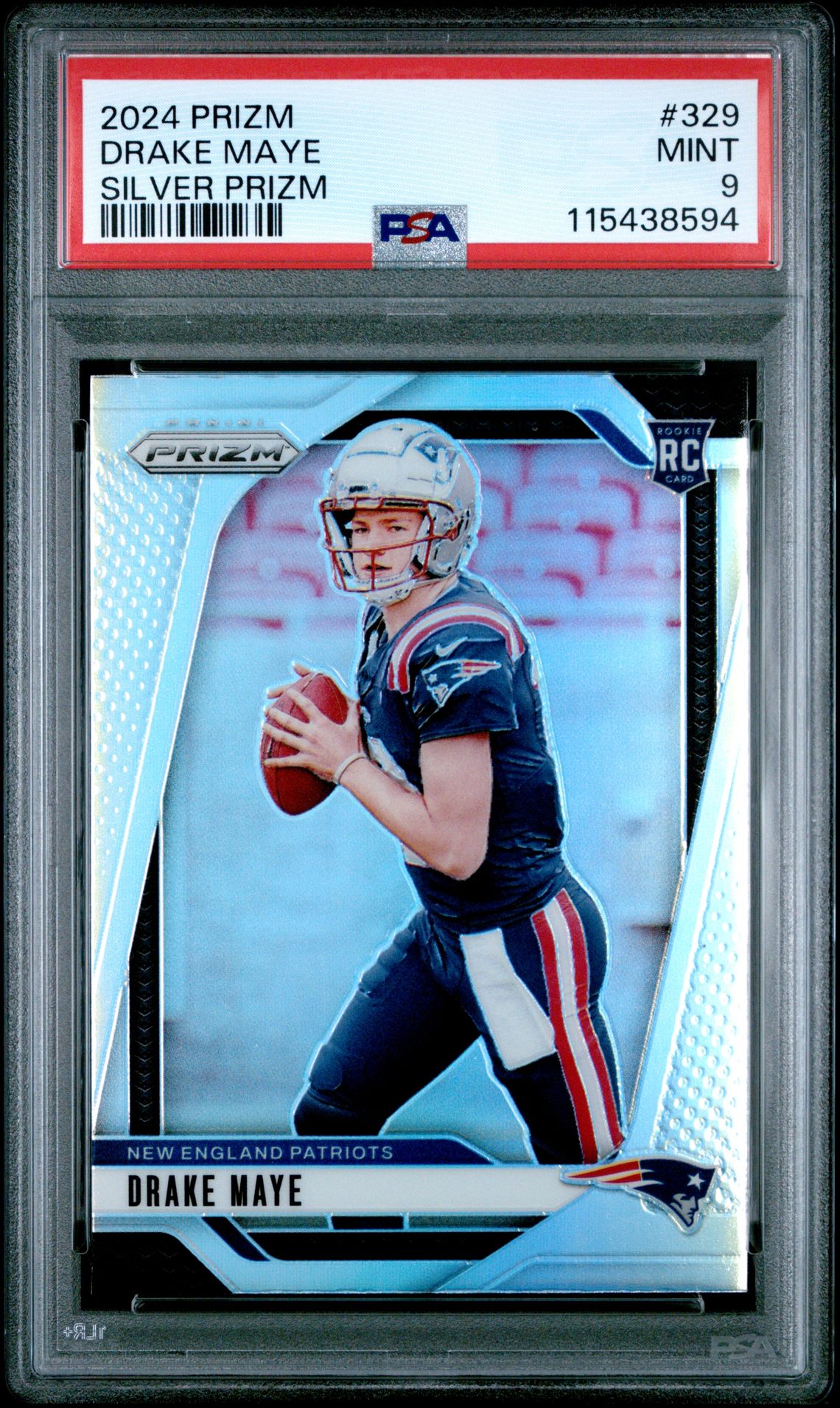 2024 Panini PANINI PRIZM SILVER PRIZM #329 Drake Maye front