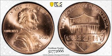 2023 1C Shield, Extra "V" MS66RD