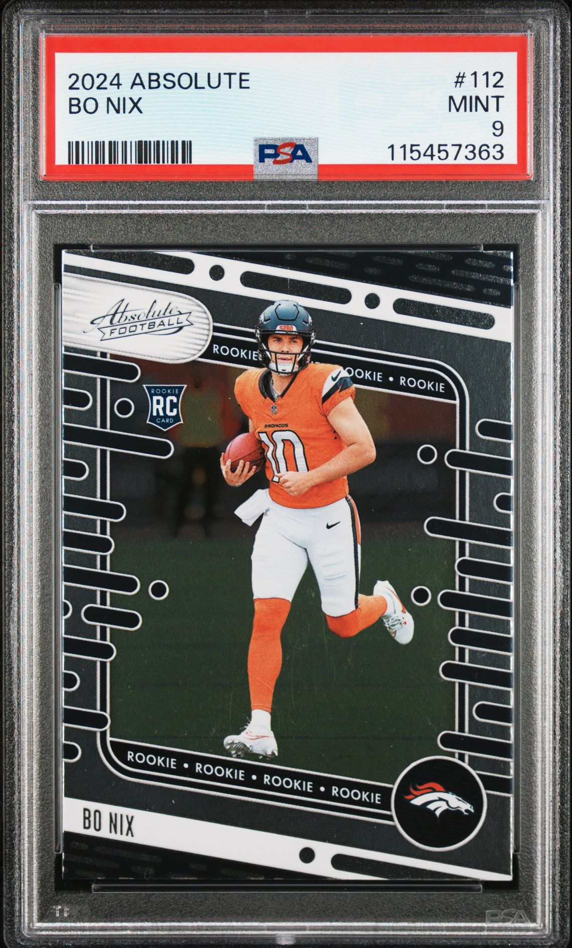 2024 Panini PANINI ABSOLUTE #112 Bo Nix front