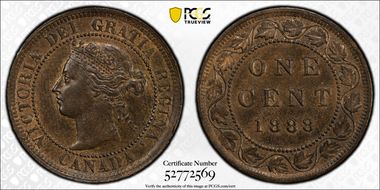 1888 1C MS63BN