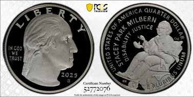2025-S 25C Stacey Park Milbern Silver PR70DCAM