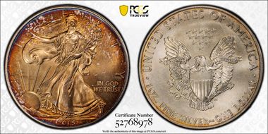 2015 $1 Silver Eagle MS66