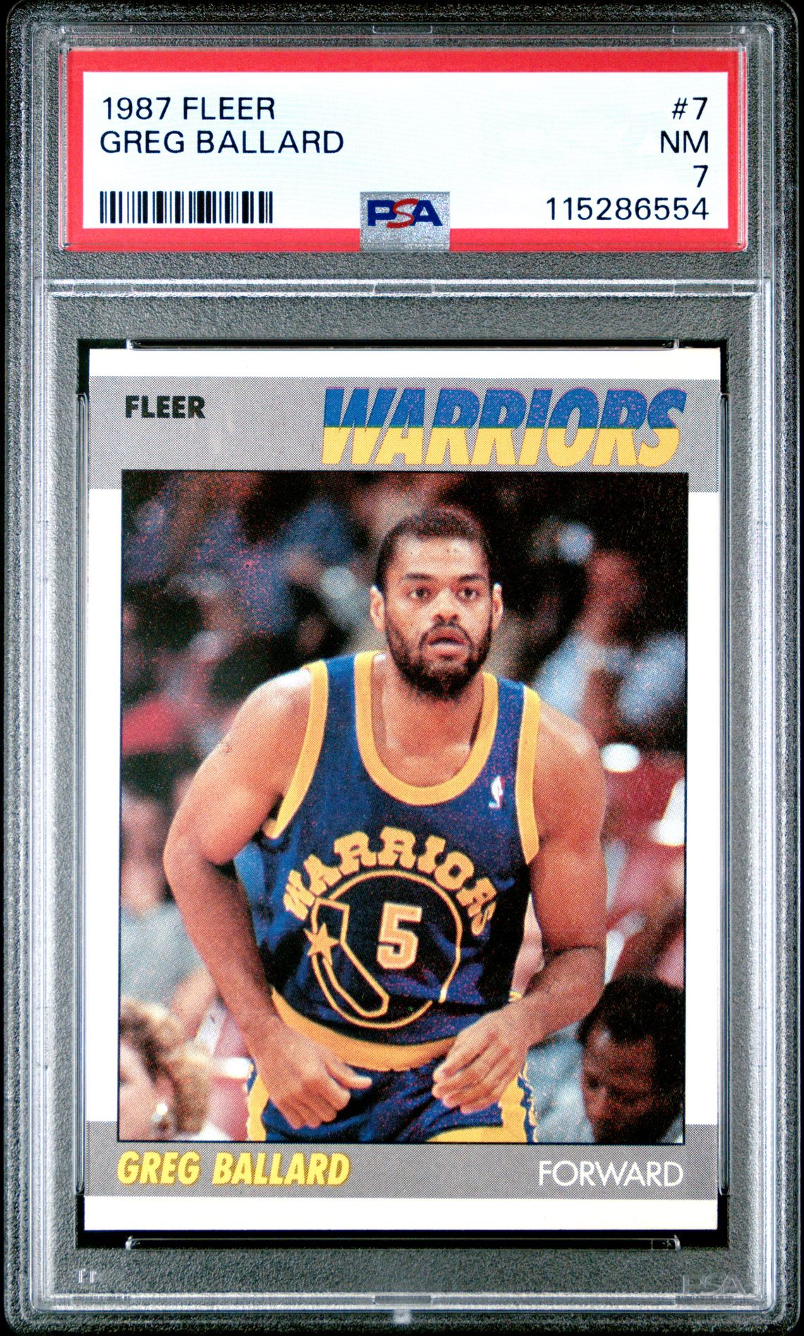 1987 Fleer FLEER #7 Greg Ballard front
