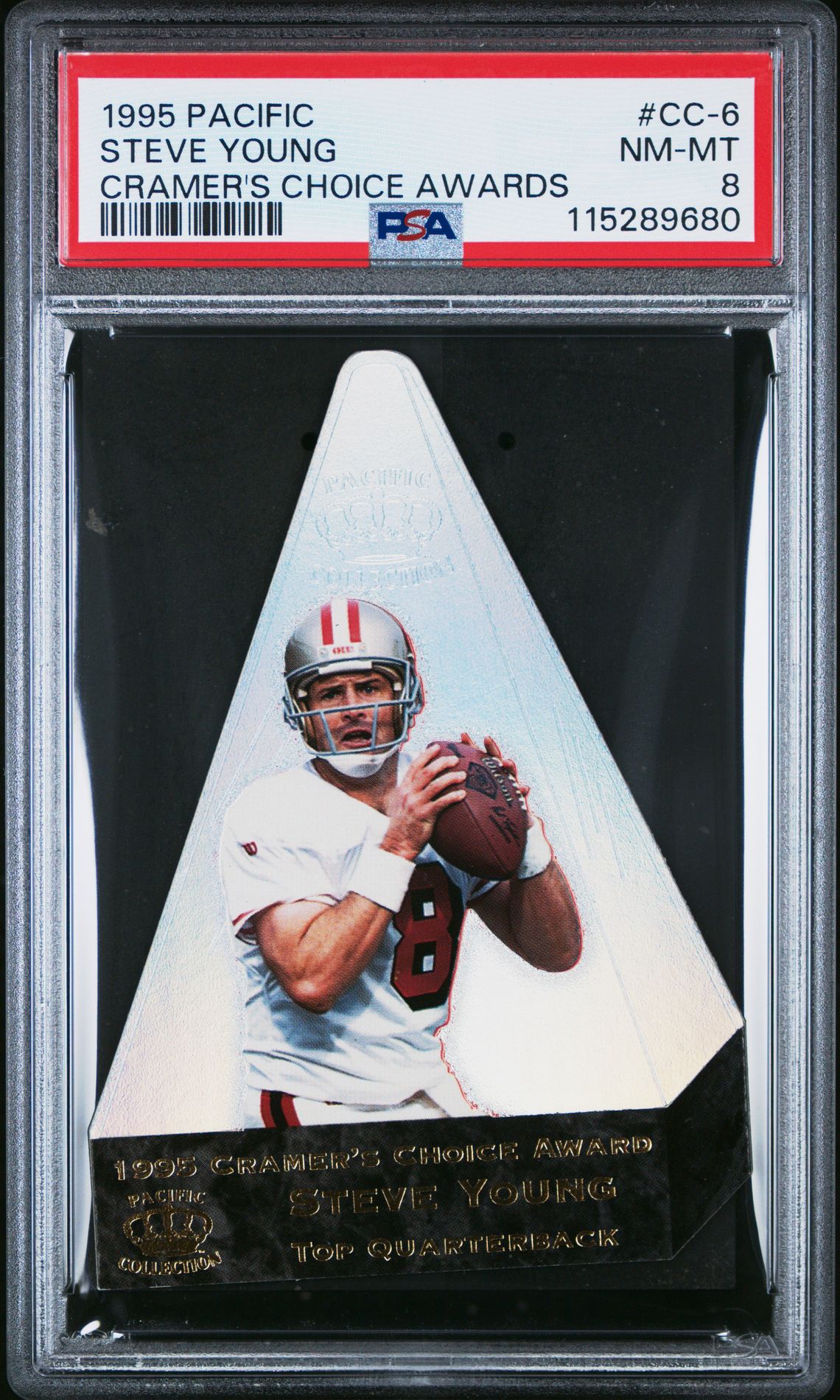 1995 Pacific Pacific Cramerschoiceawards #CC-6 Steve Young front