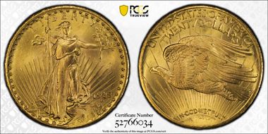 1928 $20 MS66