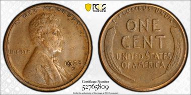 1928-S 1C Large S, FS-501 XF40BN